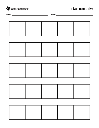 Five Frame Printable