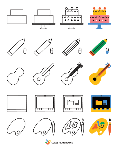 Printable How To Draw With Shapes