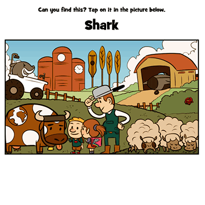 interactive hidden picture farm