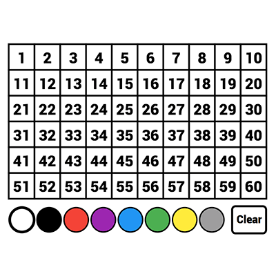 interactive number chart 1 to 60