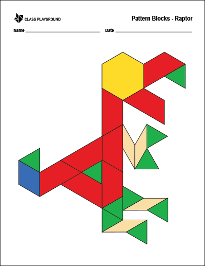 Fall Pattern Block Mats + Mini Books for K-1st Grade Classrooms