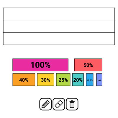 percentage strips interactive